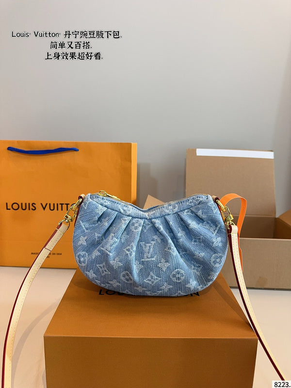 MLP39 Leather Bag 22-5-13CM Bags with Box