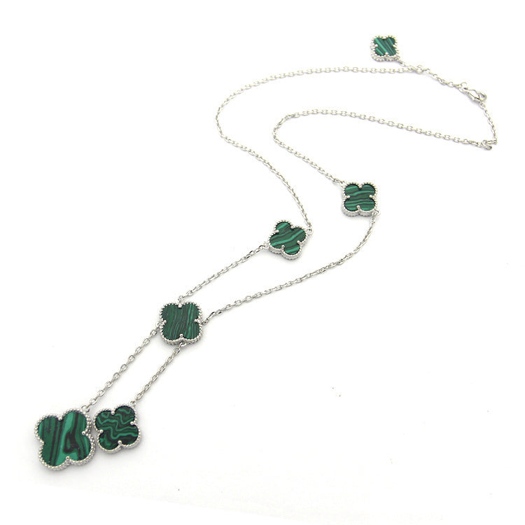 VAN24 Clover Shell Necklace gold plated necklace for women  Jewelry