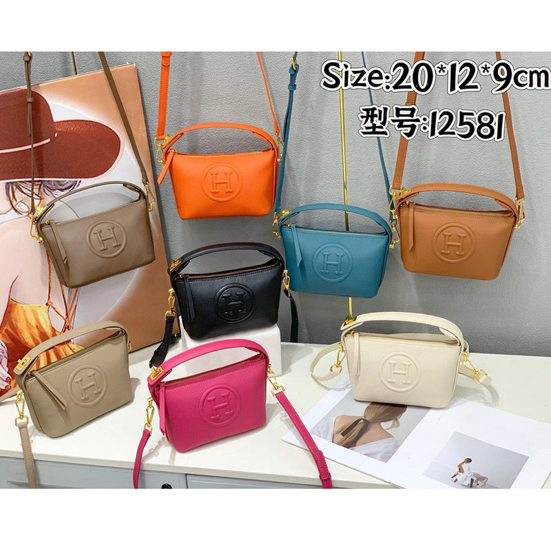 XFHP5 Leather Bag 20-12-9CM Shoulder Bags