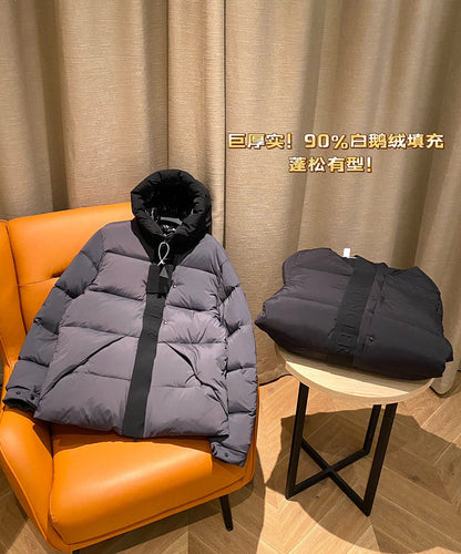 MKC43   Male and female Darth Vader hooded down jacket