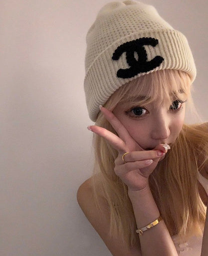 SCH3  Ladies water corrugated LOGO cold hat