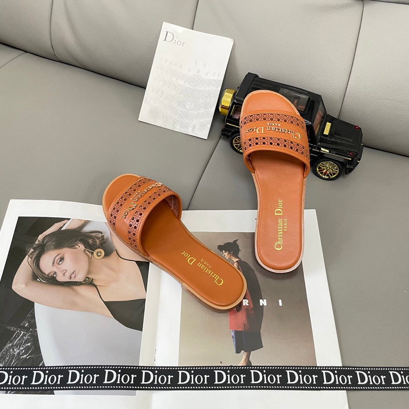 MBDS1 Leather Slippers Size 35-41 Shoes with Box