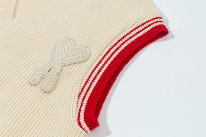 AMC42 New Spring and Autumn Sweater Vest Clothing