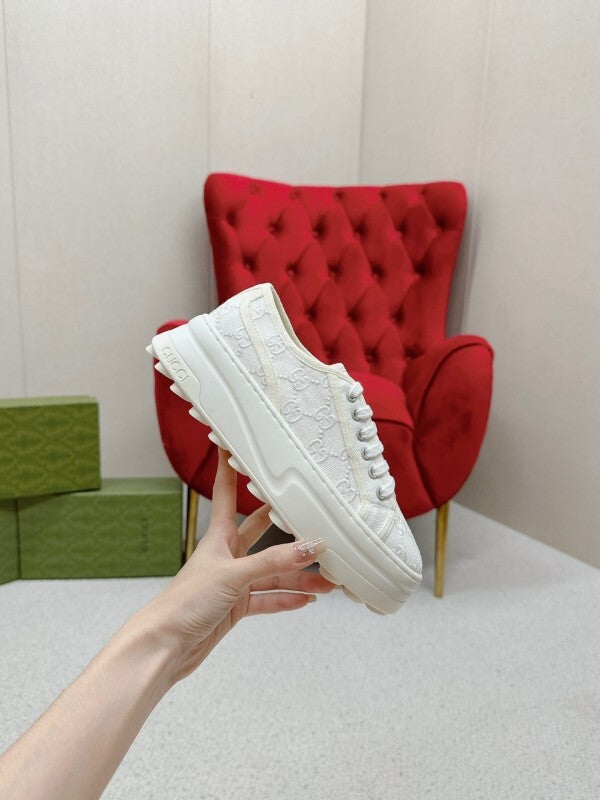 OGS21 Leather Women35-41 Man40-45 Shoes 5CM Heel With box