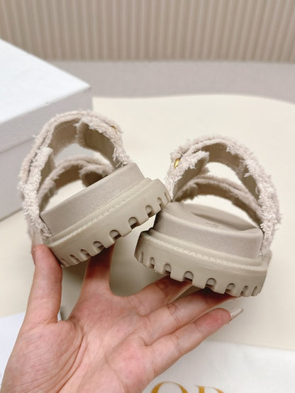 ODS3 Leather Women Slipper Size 35-42 Shoes with box