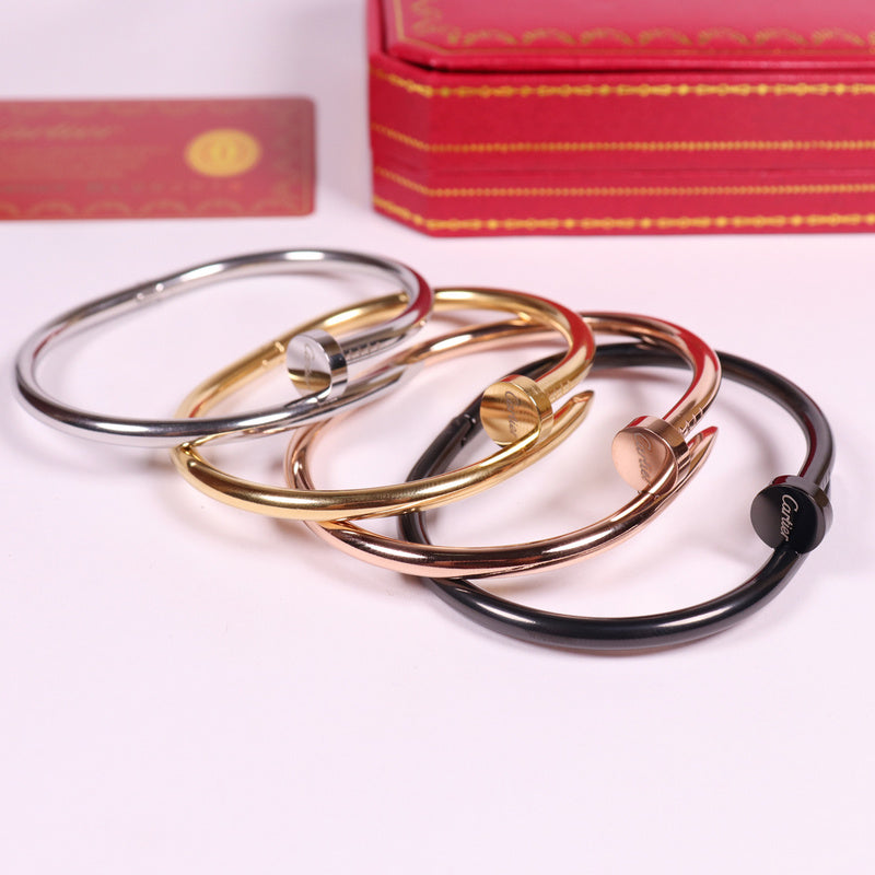 CAB12 bangle 316L steel with 18K gold plated women size or man size  Jewelry