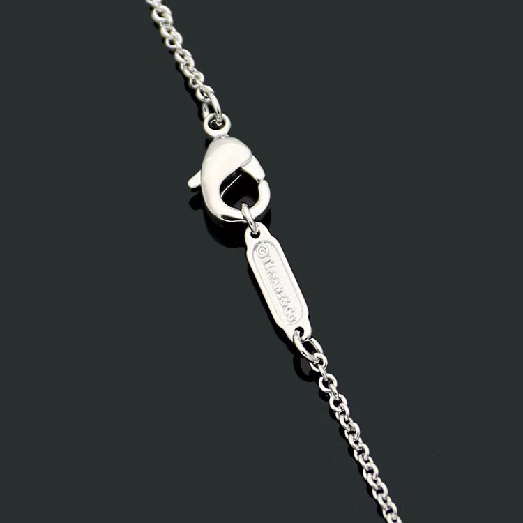 TN020  Snow Key Stainless Steel Long Necklace Jewelry