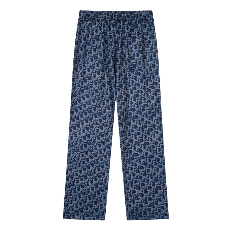 DIC136   New men's and women's spring and autumn thin pants, elastic waistband casual pants clothing