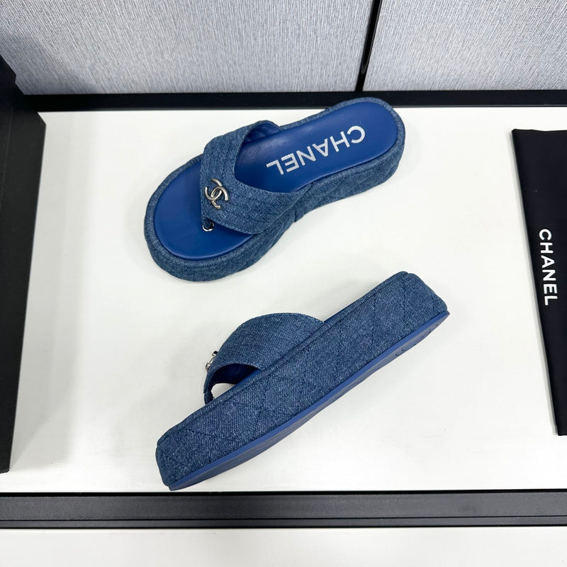 MBCS15 Leather Slippers Size 35-40 Shoes with Box