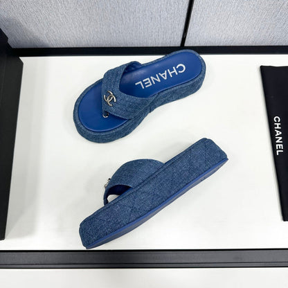 MBCS15 Leather Slippers Size 35-40 Shoes with Box