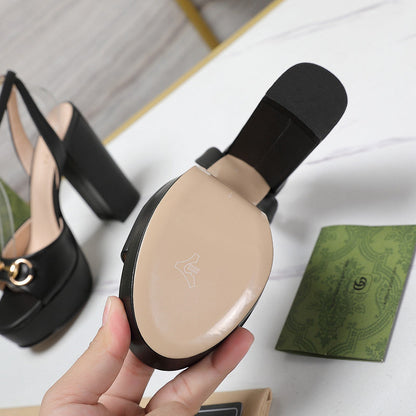 JHGS7 Slipper 11.5CM Heel Size 35-42 Shoes with box