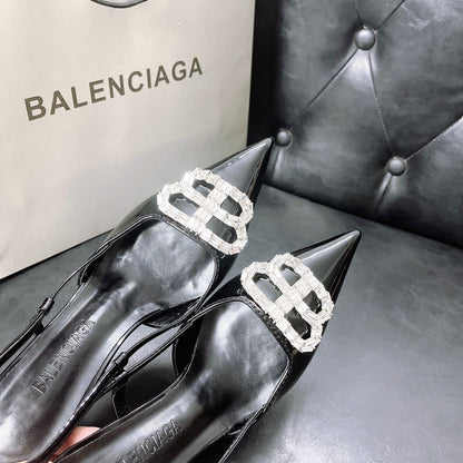 MBS11 Slippers Women 8CM heel shoes 35-42 With box