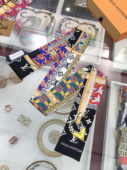 XLC9 Silk satin 8-120CM scarf