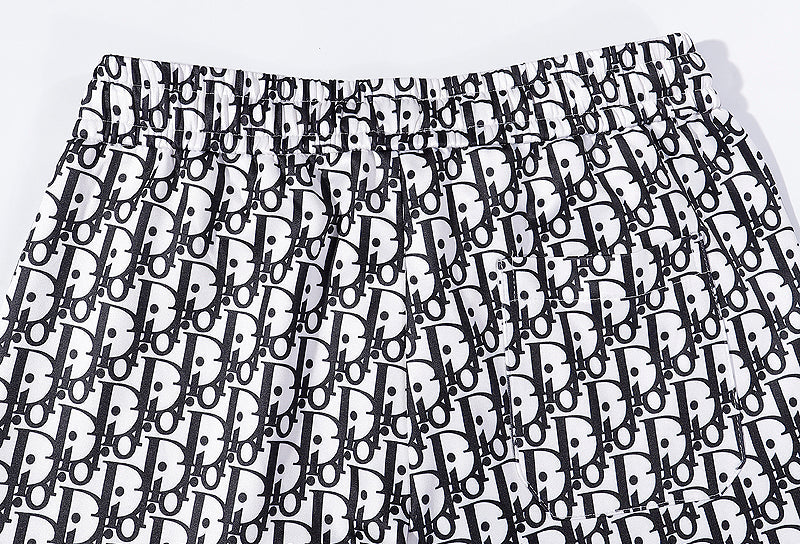 DIC76  Classic full-print custom-made embossed shorts