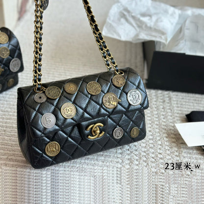 MCP27 Shoulder Bag 23CM Or 25CM Leather Bags With box