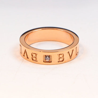 BVR14  316L steel and crystal with 18K gold plated  Jewelry