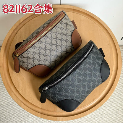 LGP09 pocket Bag 28-17-6CM Leather  for women and men  Bags