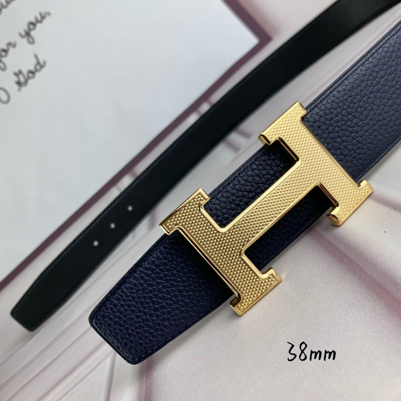 HBL3 Real leather 3.8CM 95-125CM Belt with all packing