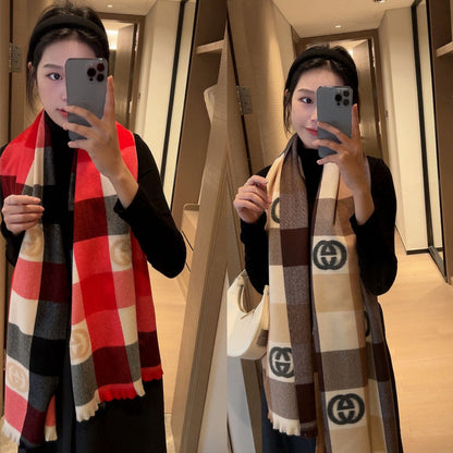 XGC15 Cashmere blend 45-185CM Scarf