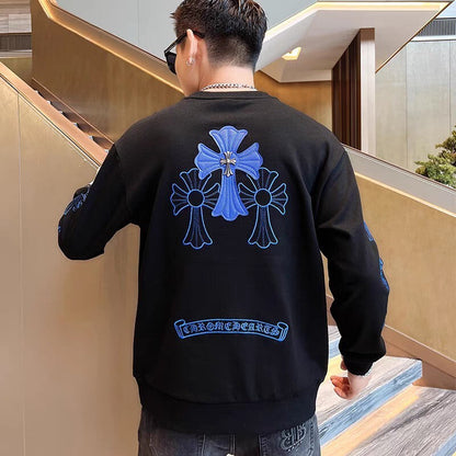 KLC20 New men's and women's pure cotton long sleeved casual clothes