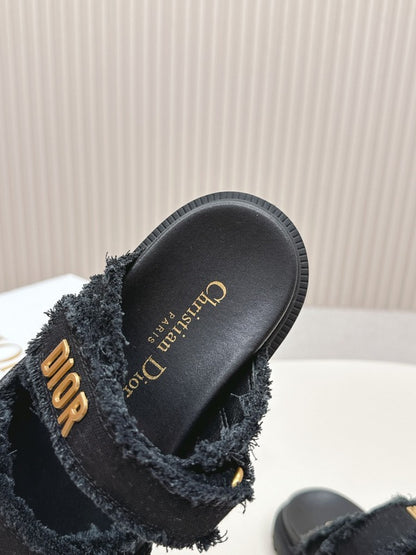 ODS3 Leather Women Slipper Size 35-42 Shoes with box