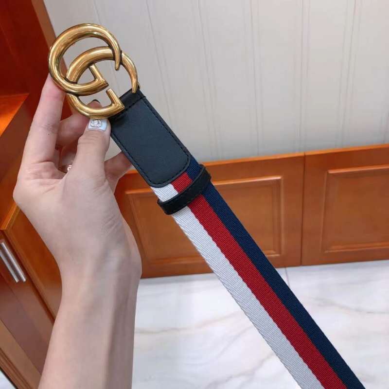 GCBL15 wide 3.8cm total length 100-125cm Leather Belt High Quality With packing