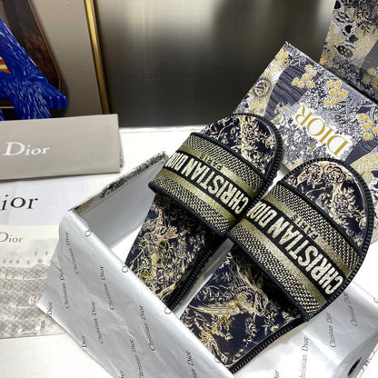 MJDS0 Women slipper Leather Shoes 35-40 with box