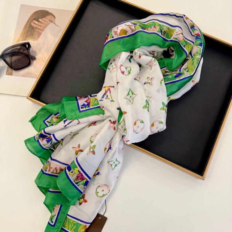 XLC08 Silk satin 90-180CM Scarf