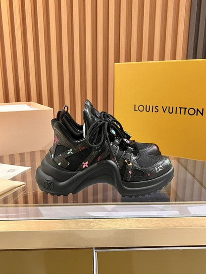 OLS37 Leather Women 5.5CM Shoes 35-41 with box