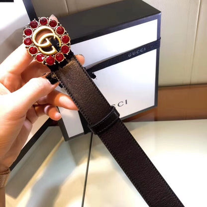 GCBL10 wide 3.5CM 4.0CM total length 95-125cm Leather Belt High Quality With packing