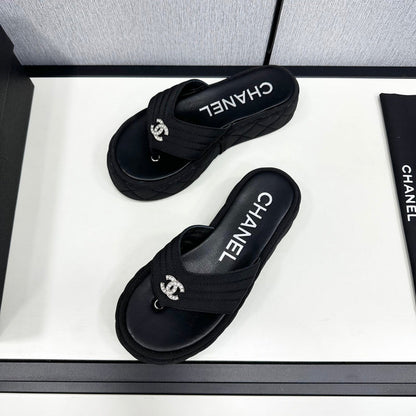 MBCS15 Leather Slippers Size 35-40 Shoes with Box