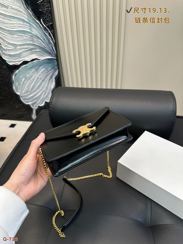 ACP03 Leather Bag 19-13CM Shoulder bags with box