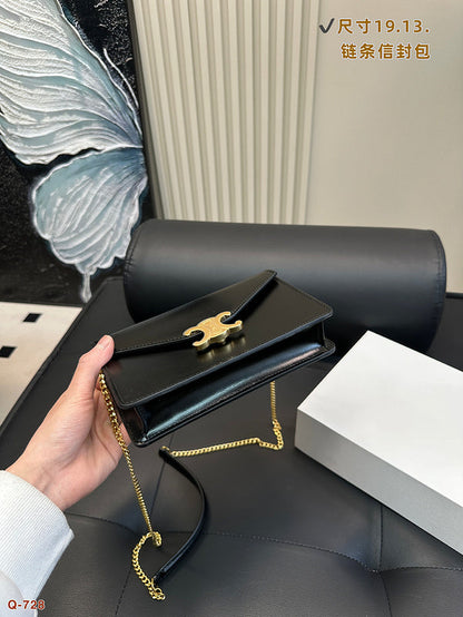 ACP03 Leather Bag 19-13CM Shoulder bags with box