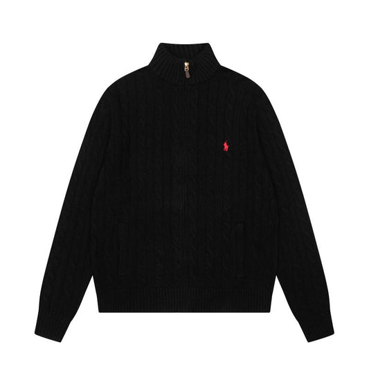 LFC16  New high quality men's and women's spring and autumn collared sweaters, sweater base clothes