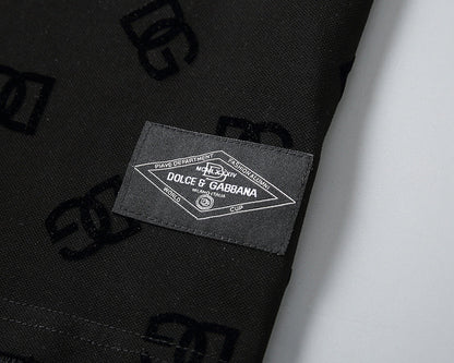 DGC12 Men's short sleeved lapel polo shirt clothing