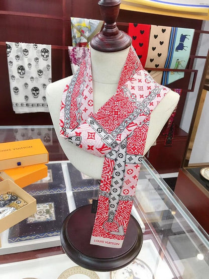 XLC4 Silk satin 8-120CM scarf