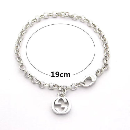 GB03  Heart shaped letter bracelet jewelry