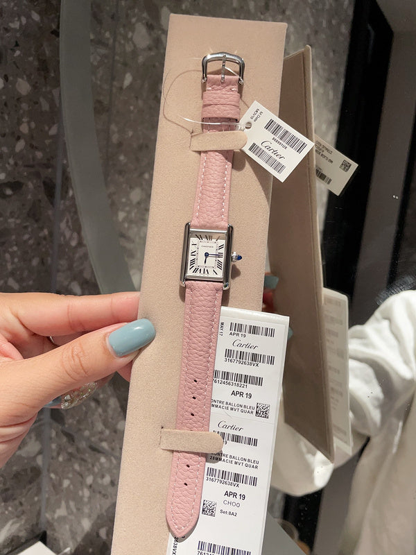 CW1  Lychee belt medium size for men's and women's watches 25.5mm x 33.7mm/29.5mm*22mm