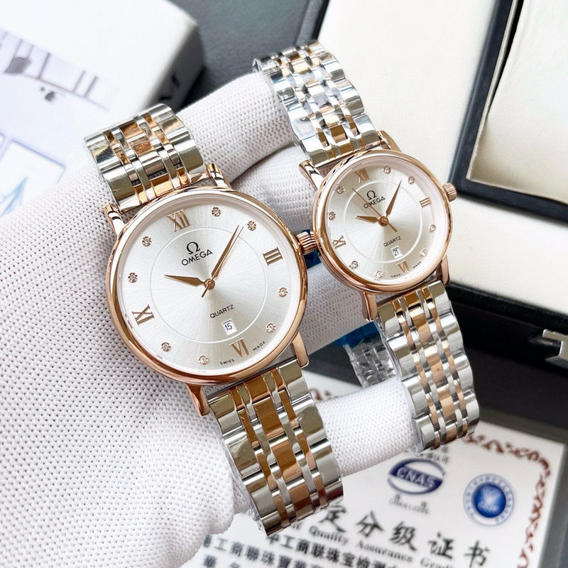 OW5  Lovers watch classic three-pin design noble atmosphere