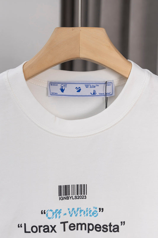 OFFC37  Men's and women's summer short-sleeved T-shirt clothes