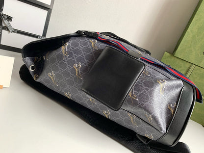 LGP22 Men  Bag 34-42-16CM Leather knapsack bags