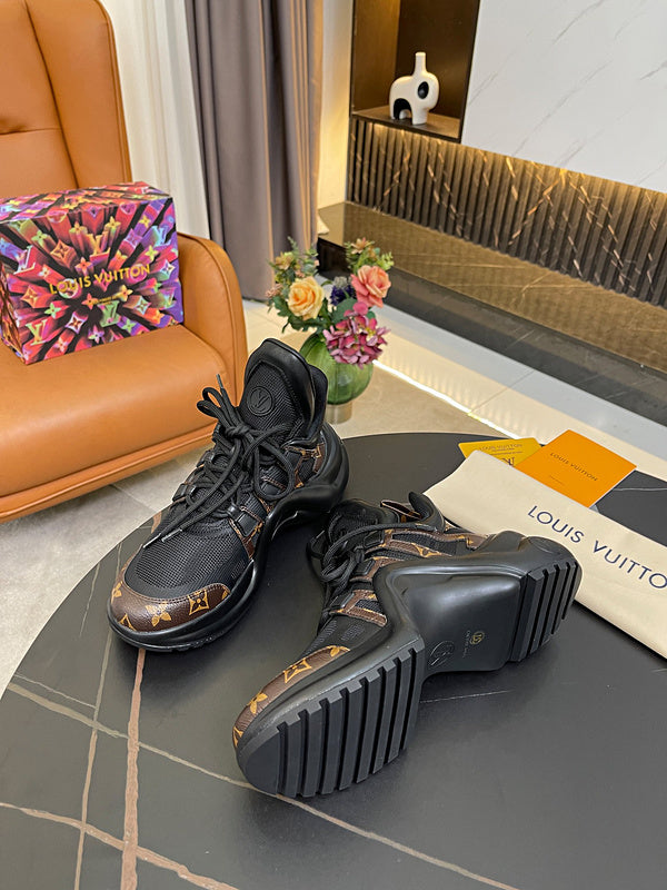 OLS29 Leather Women 5.5CM Shoes 35-42 with box