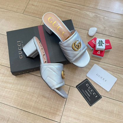 MJGS60 Slippers 6.5CM Women shoes 35-40 With box