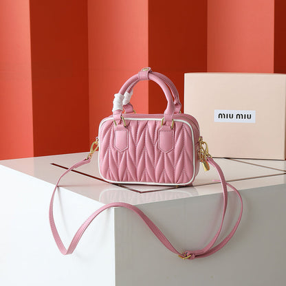 LMP8 Leather Bag 20-14-7CM Handbag