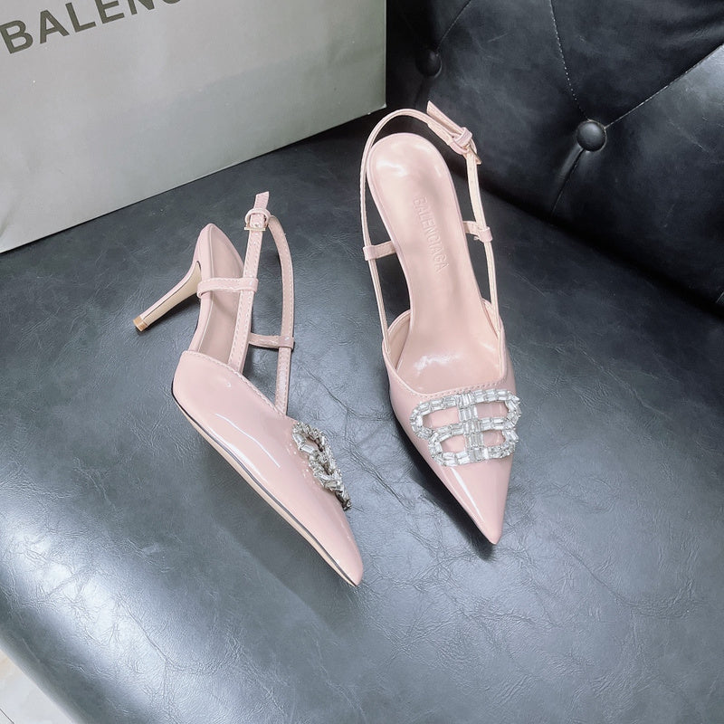 MBS11 Slippers Women 8CM heel shoes 35-42 With box