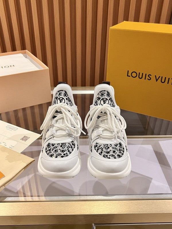 OLS39 Leather Women 5.5CM Shoes 35-41 with box