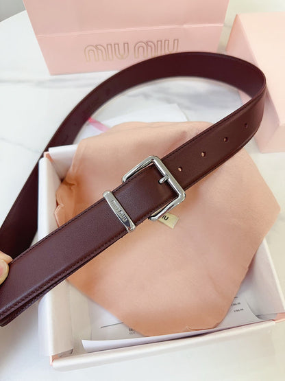 MBL1 Real leather 3.5CM 95-110CM Belt with all packing