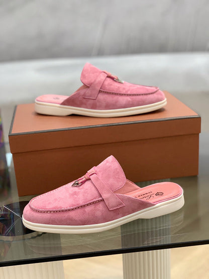 GLS18 Leather shoes Women35-42 Man40-45 Slipper with box