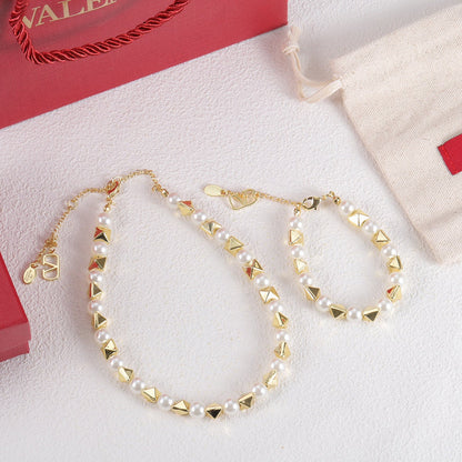 VAN32 Classic women necklace and bracelet jewellery set  Jewelry