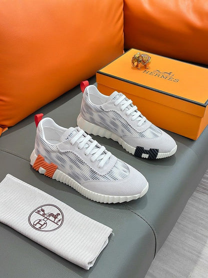 BMHS0 Leather Shoes Women35-41 Man 40-44 with box